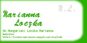 marianna loczka business card